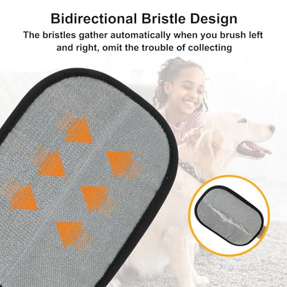 Pet Hair Remover Gloves, Advanced Static-Adhesive Pet Hair Removal Gloves, Reusable Cat Dog Hair Remover Mitt, Pet Grooming Glove for Shedding, 1PCS