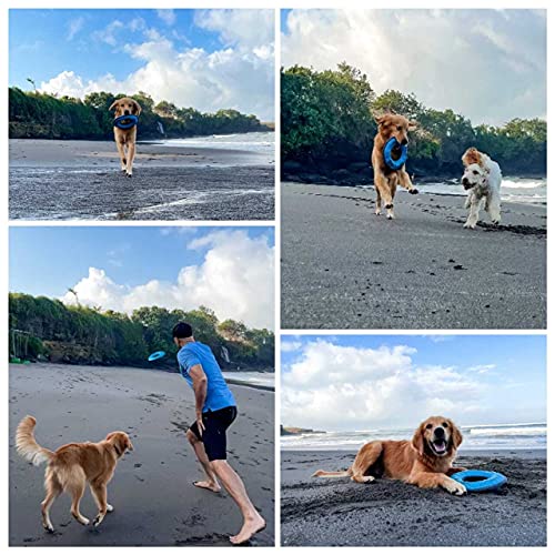 Tuff Pupper SuperChewy Tough Floating Dog Water Toy Strong Natural Rubber | Great Dog Fetch Toy | Pool Swimming Toy for Puppy| Durable Training Toy for Non-Aggressive Chewers