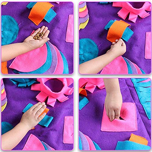 Pet Toy Pet Dog Sniffing Mat Training Blanket Find Food Play Toys Dog Mat for Relieve Stress Interactive Puzzle Sniffing Mat Pad