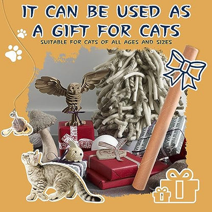 LELE LIFE 70'' Ultra Long Cat Wand Toy for Full Fun, Interactive Cat Toys for Indoor Cats Kitten, 2Pcs Retractable Flexible Poles and 8Pcs Cat Feather Toys Bell Teaser Refills, 2Pcs String Refills