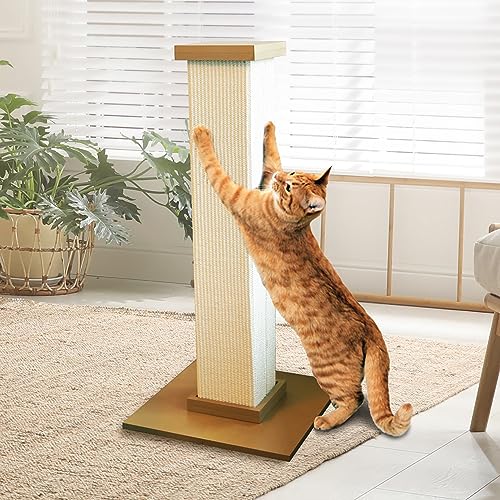 SmartCat Pioneer Pet Ultimate Scratching Post (Beige) - color: Beige