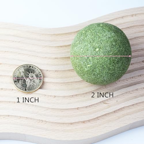 Catnip Balls for Cats - 2 inches Diameter Catnip Ball, Interactive Cat Toy for Indoor Cats, Cat Nip Licking Balls - size: 2 inch