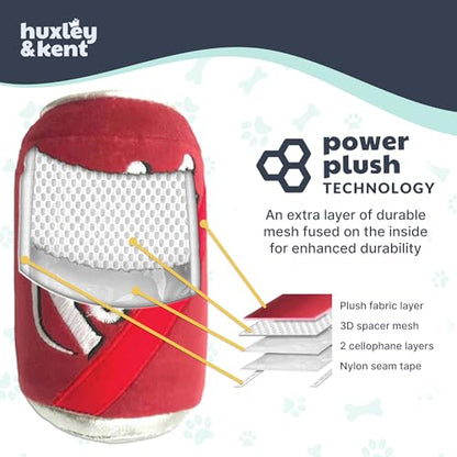 Huxley & Kent Funny Dog Toy w/Squeaker – Power Plush Squeaky Dog Toys for Small, Medium & Large Dogs – Soft Stuffed Animal for Indoor Play & Fetch - Mountain Poo, Small - size: Small, style: Mountain Poo