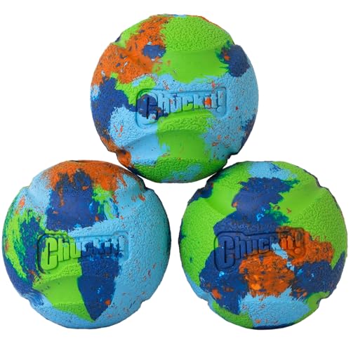 Chuckit! Limited Edition EcoFetch Ball Dog Toy, Medium (2.5 Inch Diameter) Pack of 3, for Breeds 20-60 lbs - style: EcoFetch