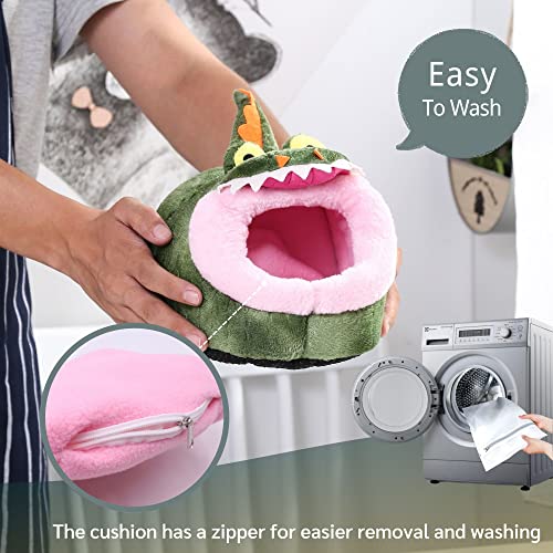 Hedgehog Rat Bed Guinea Pig House Hamster Supplies Chinchilla Cage Ferret Rat Gerbil(S,Crocodile) - color: 3-Crocodile, size: S