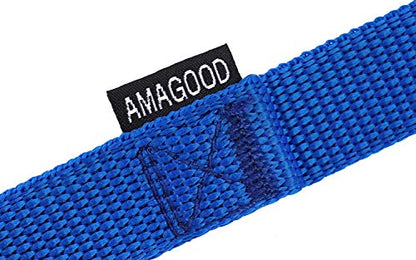 AmaGood Dog/Puppy Obedience Recall Training Agility Lead-15 ft 20 ft 30 ft 50 ft Long Leash-for Dog Training,Tie Out,Play,Safety,Camping (30 feet, Blue) - color: Blue, size: 30 Foot (Pack of 1)