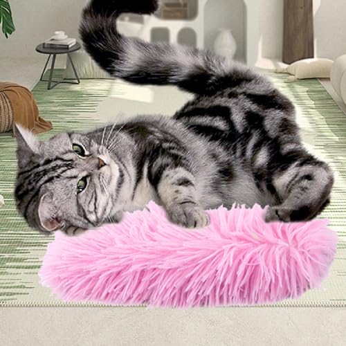 3 Pack Cat Pillows Toys, Soft Catnip Toy, Cat Chew Toy Exercise Kicker for Indoor Cats Kittens Kitty (Pink&Blue&Gray) - color: Pink&Blue&Gray