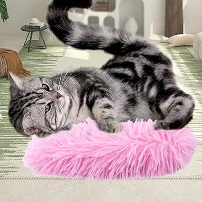 3 Pack Cat Pillows Toys, Soft Catnip Toy, Cat Chew Toy Exercise Kicker for Indoor Cats Kittens Kitty (Pink&Blue&Gray) - color: Pink&Blue&Gray