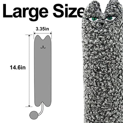 TTcat Catnip Silvervine Matatabi Pillow for Cats & Kittens,Cat Kicker Toy,Large Size Cat Pillow Soothing Plush Cat Toy(Grey). - color: Grey
