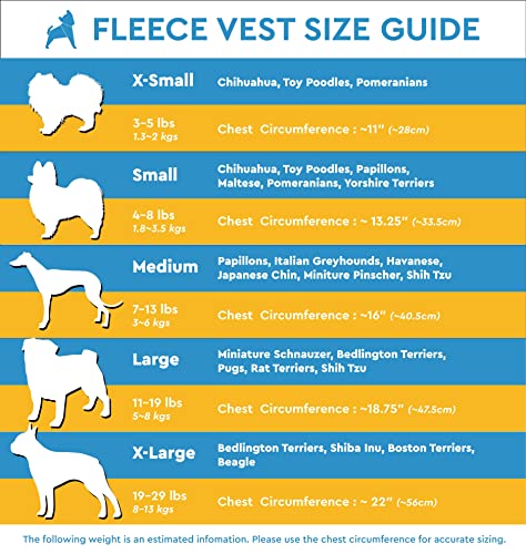 Gooby Fleece Vest Dog Sweater - Lavender, Small - Warm Pullover Fleece Dog Jacket with O-Ring Leash for Small to Medium Dogs - color: Lavender, size: Small (Around 6-lb)