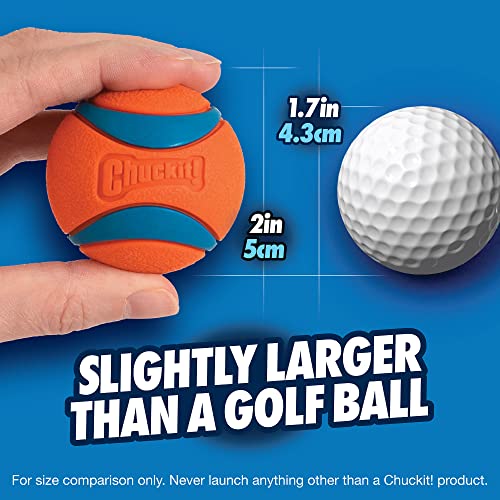 Chuckit! Ultra Ball Dog Toy (Small) and ChuckIt! Sport 14S Dog Ball Launcher