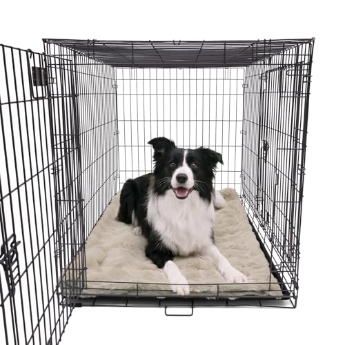 Paw Inspired Waterproof Dog Blanket, Soft Faux Fur Throw with Fur-Resistant Fleece, Washable Pet Blanket, Waterproof Protection for Couch, Bed, Furniture, Crate, Car (60x50, Tan) - color: Tan, size: 60x50"