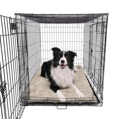 Paw Inspired Waterproof Dog Blanket, Soft Faux Fur Throw with Fur-Resistant Fleece, Washable Pet Blanket, Waterproof Protection for Couch, Bed, Furniture, Crate, Car (60x50, Tan) - color: Tan, size: 60x50"