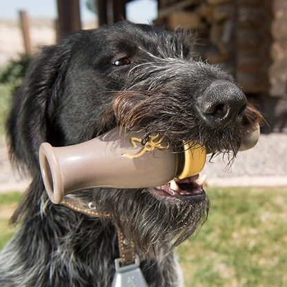 Browning Pet Training Tools, Durable Dog Toys for Tug and Fetch, Duck Call Rubber Squeaker, One Size - color: Dark Taupe