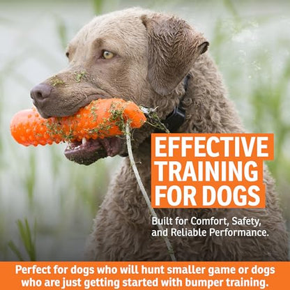 SportDOG Orange Plastic Dummies - Durable Soft Plastic Retriever & Hunting Bumper Training Accessory - Non-Toxic Weatherproof Material - High-Visibility Color