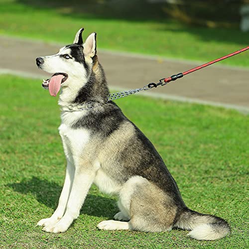 Dog Prong Collar, Adjustable Dog Training Collar with Quick Release Buckle for Small Medium Large Dogs (Silver, M/3.0mNeck: 16"-18'' Weight:50 lbs) - color: Silver, size: M/3.0mm (Neck: 16"-18" Weight: 50 lbs)