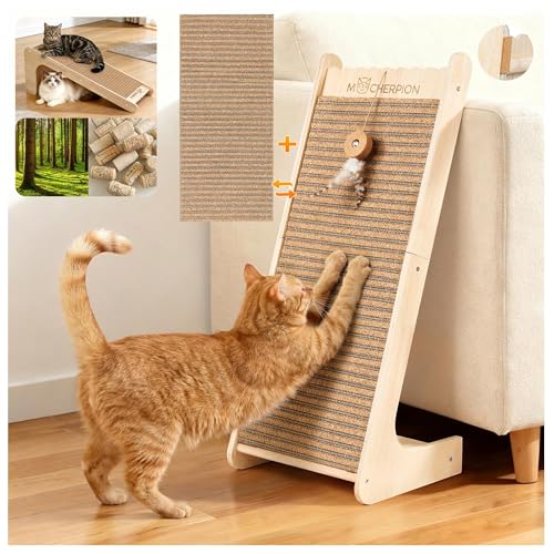 Natural Cork cat Scratching Post-with 2 PCS to use-Eco-Friendly Sustainable-cat Gifts