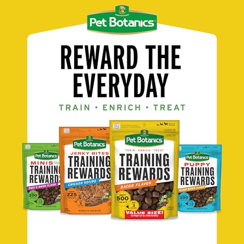 Pet Botanics 4 oz. Pouch Training Reward Mini Soft & Chewy, Duck and Bacon Flavor, with 200 Treats Per Bag, The Choice of Top Trainers - size: 4 Ounce (Pack of 1), style: Grain Free