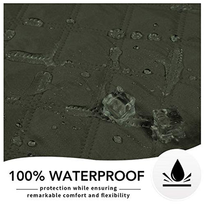 Easy-Going 100% Waterproof Dog Bed Cover, Non-Slip Pet Blanket for Furniture, Washable Couch Cover, Repleasement Sofa Cover (52X82 in,Dark Green) - color: Dark Green, size: 52x82 in
