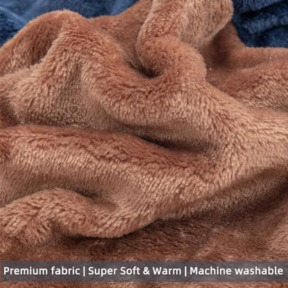 FabriCastle Dog Hoodie Sweater for Small Dogs Boy and Girl, Dog Clothes S XS XXS Puppy Sweatshirt, Pet Outfit, Cat Clothing Super Soft Warm Snap On Closure (Camel-Navy, X-Small) - color: Camel-Navy, size: X-Small