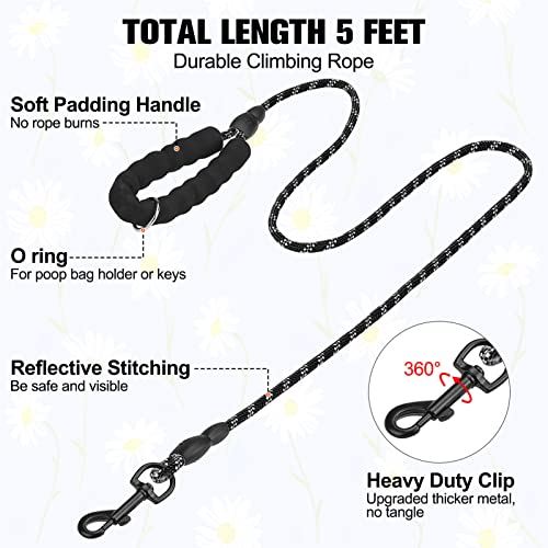 BEAUTYZOO Small Dog Harness and Leash Set, Cow Print Step in Dog Harness No Pull No Choke Puppy Harness Reflective for XXS XS S Dogs Cats, Soft Padded Mesh Vest Harnesses Girl and Boy Pets - color: Black White, size: XX-Small(Chest Girth 11.5"-13")