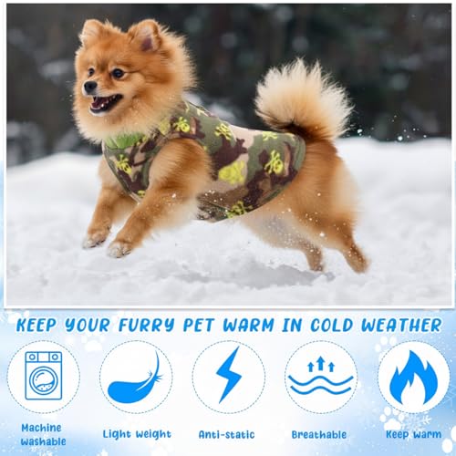 Reginary 10 Pack Medium Dog Sweaters Fleece Pet Dog Clothes with Leash Ring Soft Warm Winter Puppy Plaid Shirt(Bright) - size: Medium,6.6-8.8 lb, style: Bright