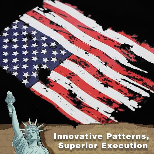 American Flag Inspired Dog Vest: Perfect Dog Shirt, Ideal Tank Top for Everyday Wear, Independence Day Celebrations Quality Materials Cute and Stylish Look Battle Damaged Grey M - color: Grey Battle Damaged Flag, size: Medium