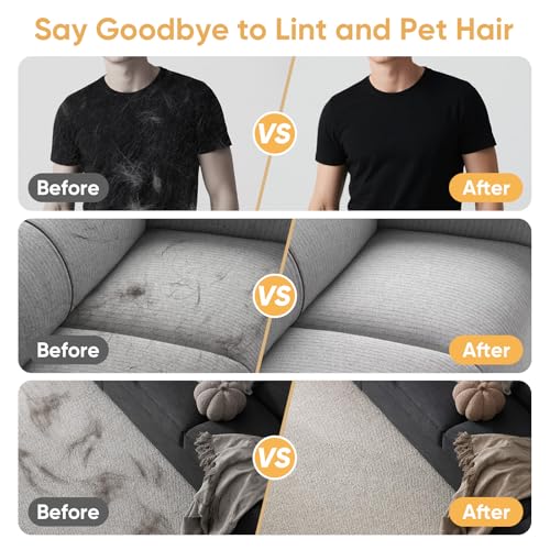 Pet Hair Remover, Electrostatic Pet Hair Removal Gloves, Reusable Cat & Dog Hair Remover for Couch, Furniture, Carpet, Curtain, Upgraded Animal Fur Removal Tool, Cat Grooming Gloves-1 PCS