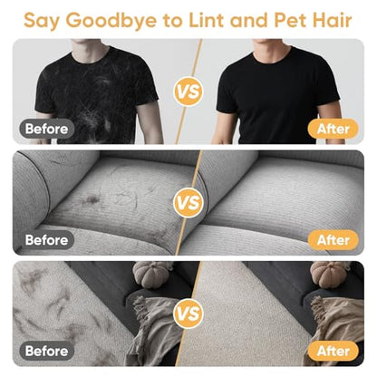 Pet Hair Remover, Electrostatic Pet Hair Removal Gloves, Reusable Cat & Dog Hair Remover for Couch, Furniture, Carpet, Curtain, Upgraded Animal Fur Removal Tool, Cat Grooming Gloves-1 PCS