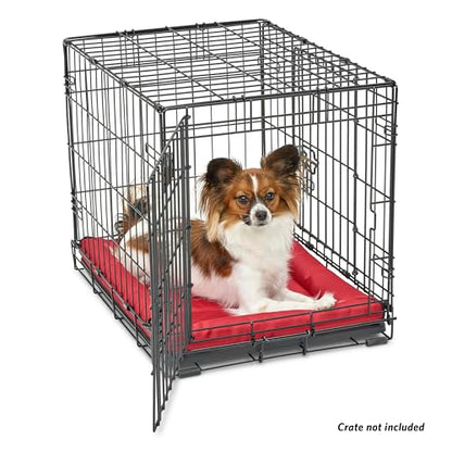 MidWest Homes for Pets Ultra-Rugged MAXX Dog Bed, Water Repellant, Easy Wipe Clean, Super Durable, Fits 24-inch Dog Crates, Red, 23L x 18W x 3H inches - color: Red, size: 24 Inch