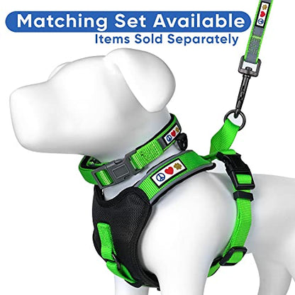 Pawtitas Reflective Padded Dog Harness for X-Small Dogs – Adjustable Puppy Step-in Vest | Fits Chest 14–18 in | No Pull Training Harness | XS | Green - color: Green, size: X-Small (Pack of 1)