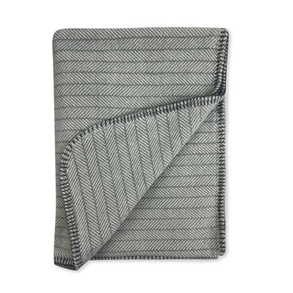 Preston II – THE Polar Fleece Throw, Super-Soft Recycled Polar Fleece Dog Blanket Couch Coat Sofa and Car Protecter for Small, Medium, Large Dogs - 40”x 50”, Dove Gray Herringbone, One Size - color: Dove Gray Herringbone