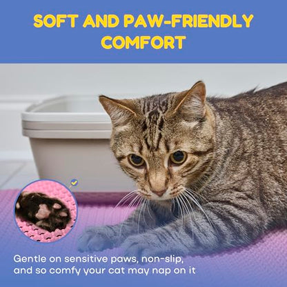 Cat Litter Mat. Easy to Clean, Waterproof, Urine-Proof