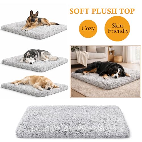 Dog Bed, pet beds (Large) - Premium Quality, Dog Bed, Washable & Portable, Multiple Sizes, Stylish Design, Removable Cover, Size Large(29.53 X 19.69 X 3.14) inch - size: Large