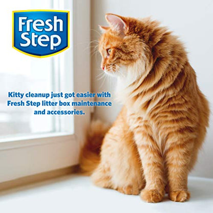 Fresh Step Kitty Litter Trapper Keeper Cat Litter Mat, Fun Cat-Shaped Design, Traps Litter and Reduces Tracking, Easy to Clean, for All Litter Types, 23.5 x 17.5 Inch