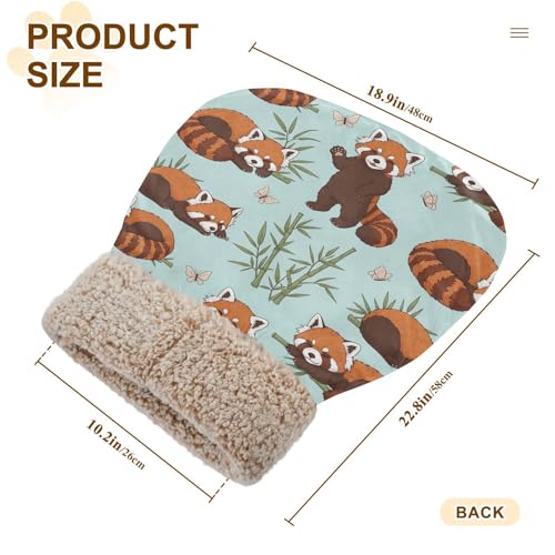 Cute Red Panda Animals Cat Bed Small Dog Bed Cat Beds Pet Sleeping Bag Comfortable Fuzzy Beds for Pets Indoor Winter