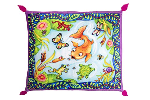 FUZZU Sweet Spot Kitty Carpet with Catnip (Lily Pad) - style: Lily Pad