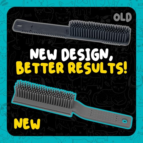 Chemical Guys Professional Rubber Pet Hair Removal Brush – Multi Surface Detailing & Pet Hair Removal Tool for Cars, Trucks, SUVs, RVs & Home – Removes Lint and Debris from Upholstery and Carpet - size: (Pack of 1)