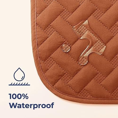 gogobunny 100% Double Sided Waterproof Dog Blanket Soft Pet Bed Cover Reversible Protect Furniture Couch Sofa Car for Puppy Cat Kids (Dark Pumpkin/Light Pumpkin, 30x30 Inch (Pack of 1)) - color: Dark Pumpkin/Light Pumpkin, size: 30x30 Inch (Pack of 1)