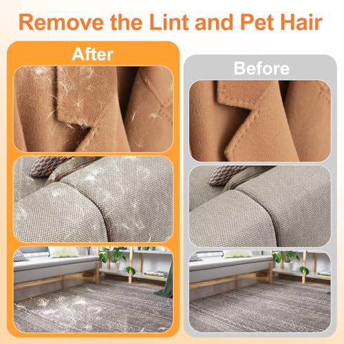 Pet Hair Removal Glove for Cats & Dogs 2PCS, Reusable and Washable Pet Hair Remover Tool for Clothing, Couch, Carpet, Car Seat - color: Black Pet Removal Gloves 2PCS