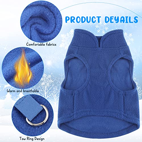 Reginary 10 Pack Medium Dog Sweaters Fleece Pet Dog Clothes with Leash Ring Soft Warm Winter Puppy Plaid Shirt(Stylish) - size: Medium,6.6-8.8 lb, style: Stylish