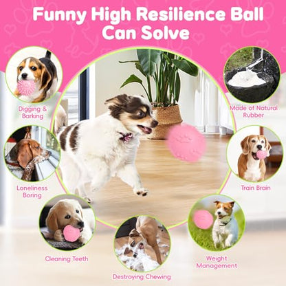8 Pack Luxury Puppy Toys for Teething Small Dogs, Puppy Chew Toys with Squeaky Dog Toys, Balls and Rope Dog Chew Toys, Dog Toys to Keep Them Busy (Pink, 8-Pack) - color: Pink, 8-pack