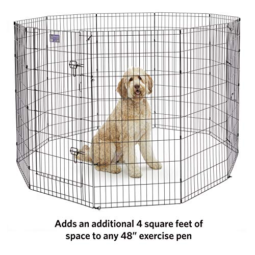 MidWest Homes for Pets Add-on Panel, 48 Inch - color: Black, size: 48H-Inch Pen Extension Panel
