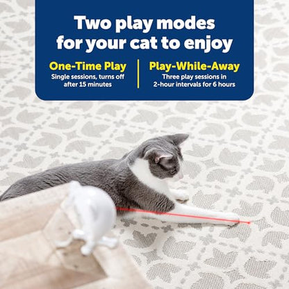 PetSafe Dancing Dot Laser Cat Toy - Interactive Playtime for Cats - 2 Play Modes - style: Dancing Dot