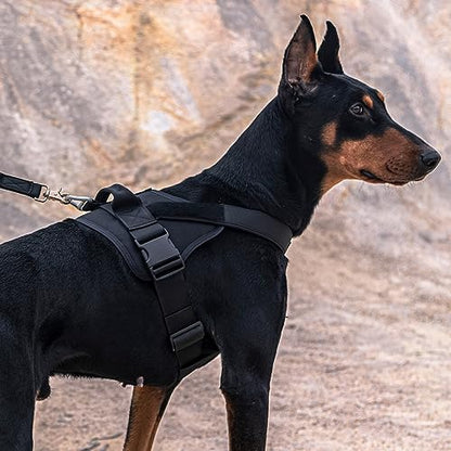 EXCELLENT ELITE SPANKER Tactical Dog Harness Patrol Harness Service Dog Vest Military Dog Vest Working Dog Vest with Handle(Coyote Brown-S) - color: Coyote Brown, size: S-(23.5 - 29.5")