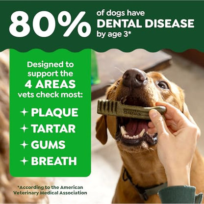 Greenies Veterinarian-Recommended Adult Natural Dental Dog Treats Teenie Size, Original Flavor, (4) 65 ct Packs (260 Treats) - size: 260 Count (Pack of 1)