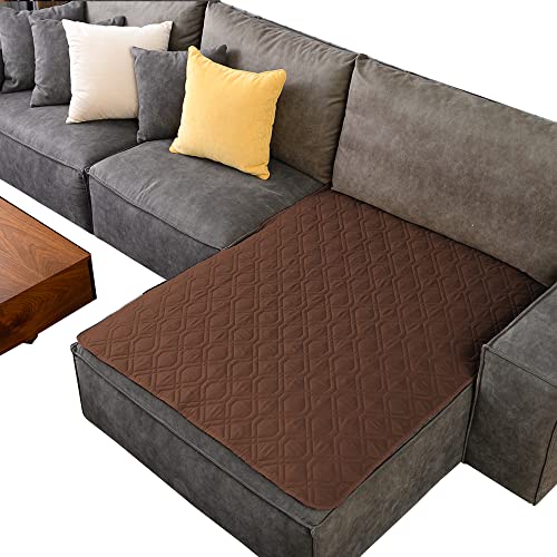 Ameritex Waterproof Dog Bed Cover Pet Blanket for Furniture Bed Couch Sofa Reversible - color: Chocolate+camel, size: 30x53 Inch (Pack of 1)