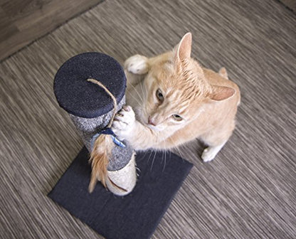 Petlinks Sky Scratch Sisal & Carpet Cat Scratching Post - Gray, One Size - color: Scratching Post