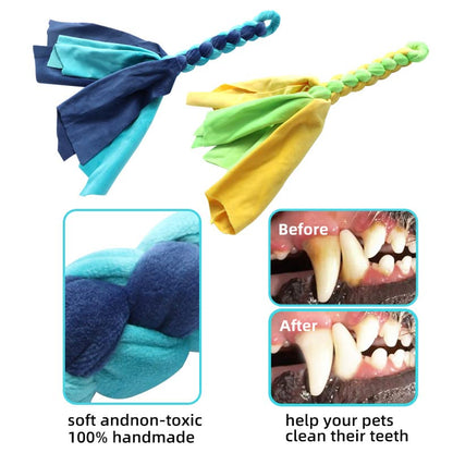 Flirt Pole for Dogs,Interactive Dog Toys for Chase and Tug of War,Durable Teaser Wand with Pet Fleece Rope Tether Lure Toy to Outdoor Exercise for Small Medium Large Dogs