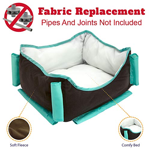 Kitty City Sleeper Cat Bed (Textile Replacement) - color: C) Bed